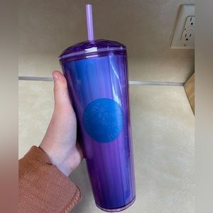 Iridescent Purple Starbucks Tumbler